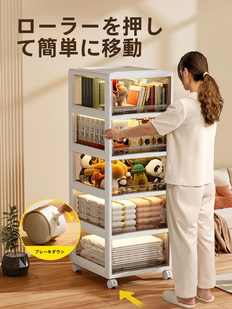 収納キャビネット 引き出し式 多層 プラスチック 透明 キャスター付きの実用性と使い分け