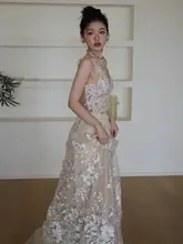 フランス風レース軽婚纱【新婦用・エレガントデザイン・ウェディング】