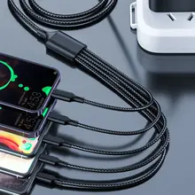 多機能USB充電ケーブル【Type-C対応・ダブルヘッド・カーデザイン・一括充電可能】（セットアップ対応）