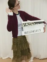レイヤードフリル付きシフォンAラインスカート【カジュアル・中長丈・デザイン性あり】