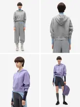 Bananain フード付き ゆったりシルエットの女性用トレーナー【オールシーズン対応】