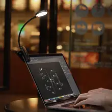 学習用ポータブルクリップ式暖色LEDライト【充電式・ベッドサイド・学習・赤ちゃんの授乳用】