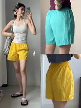 速乾スポーツショートパンツ【レディース・薄手・ヨガ・フィット感抜群・夏用】