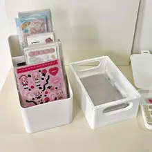 収納ボックス グーカードトレイ 手帳シール 文具 小物整理 インスタ映え シンプル ホワイト