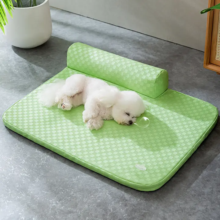 hipidog 夏用ペット用クールマット【白鹅绒・小型犬対応・オールシーズン】