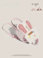 可愛いウサギ耳付きフワフワリュックサック【女性用・甘美なデザイン・軽量旅行用】