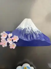 東京 富士山 フィギュア 冷蔵庫用マグネット【樹脂製・観光記念品・デコレーション】