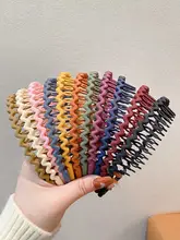 防滑仕様のマット仕上げ洗顔用ヘアバンド【プラスチック製・高級感・前髪用】
