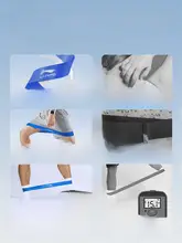 Li Ning レッグトレーニング用エクササイズバンド【抵抗バンド・スポーツ・フィットネス用】