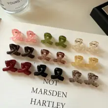 ミニヘアクリップ【前髪用・小型・女性用・新作】