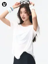 スポーツトップス レディース Tシャツ 半袖 薄手 ルーズ 速乾 ヨガウェア ピラティス ランニング フィットネス