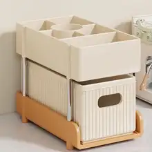 デスク用収納ボックス【多層式・オフィスや食卓用・引き出し式・ティーバッグ整理】