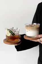 透明ガラスカップ【アイスアメリカーノ・ジュース用・家用】
