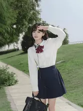 女子用 白シャツ 短袖 夏用【学院風・JK制服・卒業式・クラス服】