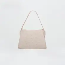 卓雅 周末用 ロリータ風 レース刺繍トートバッグ【バラモチーフ・ハンドメイド・多用途】