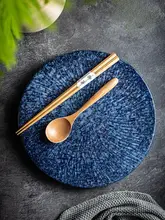 丸形デザインの陶器製プレート【家庭用・西洋料理・サーヴィング用】