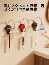 ヴィンテージデザインのマグネット式洗面器スタンド【穴あけ不要・衛生的・水切り機能】