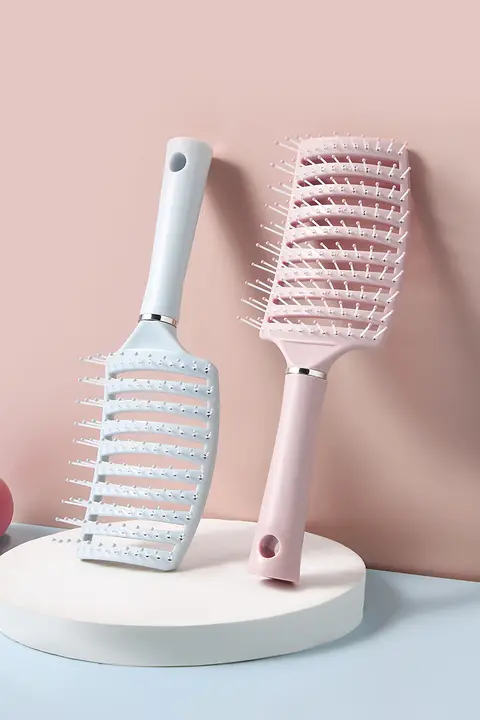 櫛 カール ヘアスタイル フルボリューム アイテム ロングヘア マッサージ 大きなカーブ