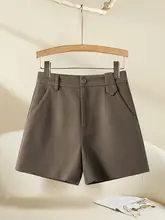 カフェブラウンのワイドレッグパンツ【秋冬用・厚手ウール・おしゃれな外出用】