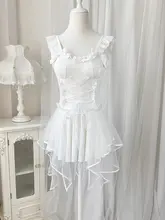 ロマンティックな夏用フリル付きワンピース水着【可愛いデザイン】