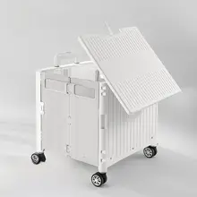 軽量折りたたみショッピングカート【キャンプ用・ハンドル付き・家庭用】