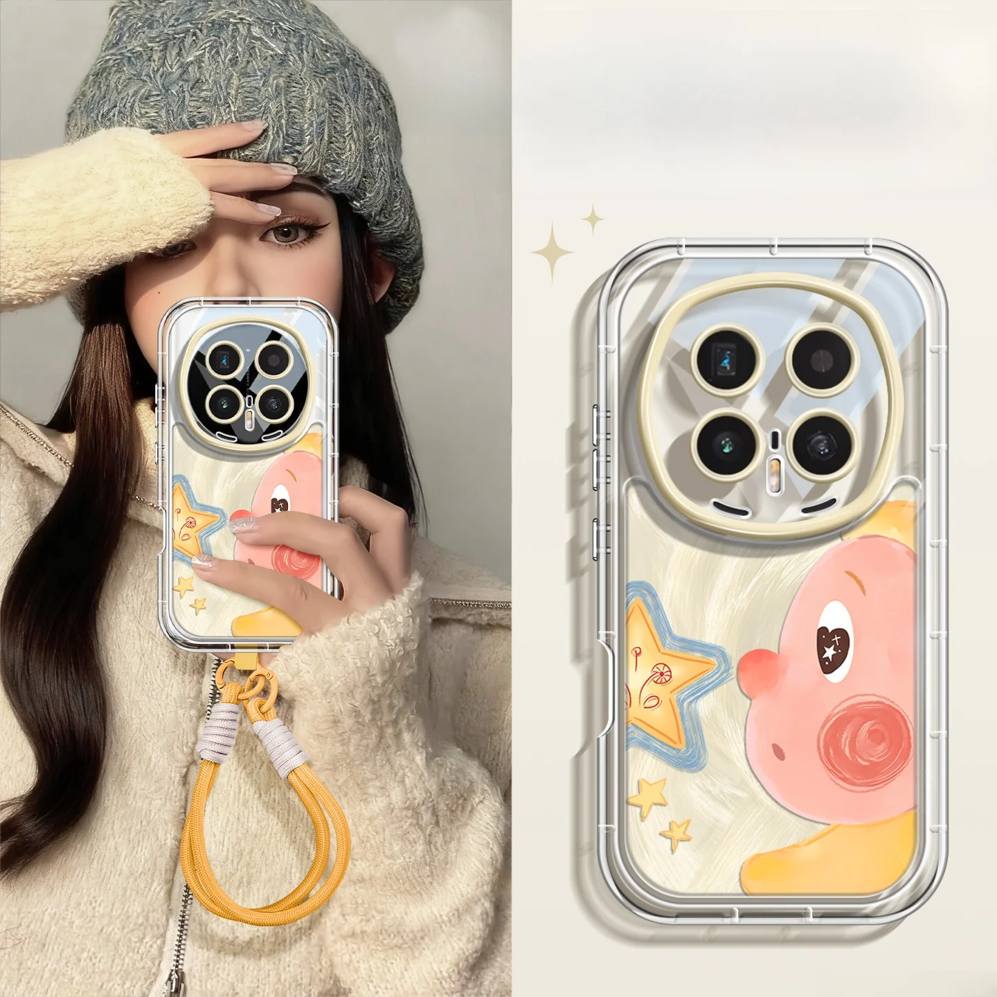 可愛いカートゥーンデザインのスマートフォンケース：ポップイラストがもたらす日常の楽しさ