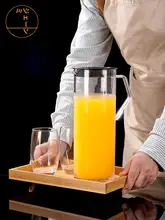 PC製アクリル冷水ポット【業務用・耐熱プラスチック・大容量・ジュース・お茶用】