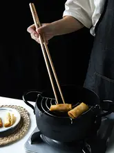 超長尺の桜材製お箸【鍋料理・油はね防止・家庭用】