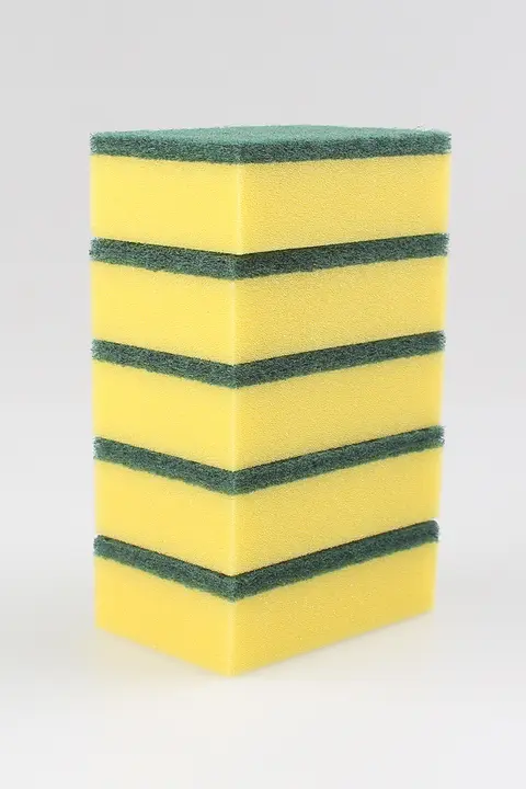 キッチン用スポンジクリーナー【極上の柔らかさ・洗濯機対応・5枚入り（セットアップ対応）】