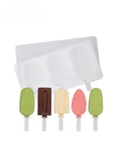 法焙客 シリコン製アイスキャンディーモールド【自宅用・赤ちゃん向け・アイスクリーム・蒸しケーキ型】