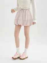 春季にぴったりの可愛いフリルスカート【ピンク・ハイウエスト・プチプラ】（セットアップ対応）