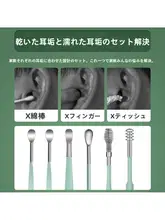耳かき工具【綿密なデザイン・ミントグリーン・ステンレス製・家庭用】（セットアップ対応）