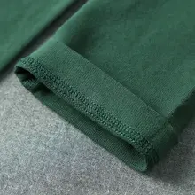 極上の柔らかさの墨色コットン長袖Tシャツ【ユニセックス・フィット・無地・起毛】