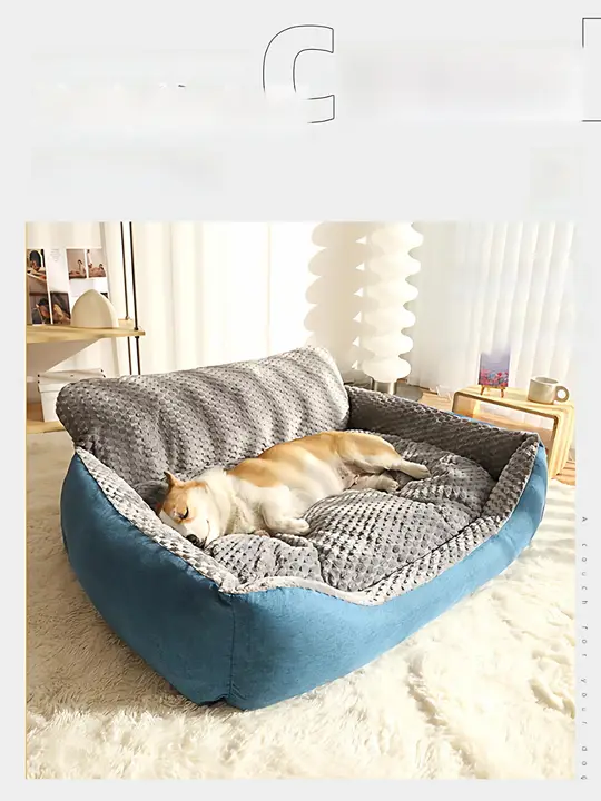 冬用保温大型犬用寝具【洗える・極上の柔らかさ】