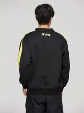 BVBサッカークラブ深色ハイネック長袖スウェットシャツ【保温・厚手】