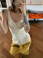 デニム風マチ付きベストシャツと半身スカートの異素材デザイン（セットアップ対応）