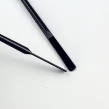 Jans W115 ダブルヘッド眉毛ブラシ【クリーム・パウダー両用・カーブデザイン・まつ毛ブラシ付き】