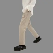 男性用 双色四面弹スリムフィットパンツ【カジュアル・通勤用・長パンツ】