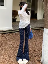 秋の新作 笑顔デザインのハイウエストスリムフィットパンツ【ストレッチ・フィット・カジュアル】