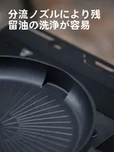 black dog 多機能電磁調理器 韓国風ノンスティックグリルパン【屋外バーベキュー・家庭用】
