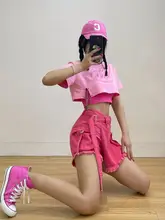 GQSTORE ヴィンテージ風 ワークデニムショートパンツ【ハイウエスト・不規則カット・フリンジ仕上げ】