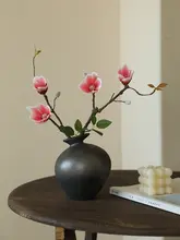 高級なモクレンの造花【インテリア装飾用・リビング・玄関・テーブル用】