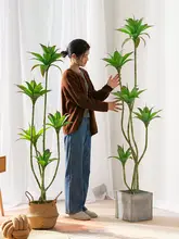 擬似植物 スイレン インテリア装飾 大型フェイクポット