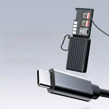 Ulanzi CFEA/CFEB多機能SDカードリーダー【Type-C接続・高速データ転送・カメラ/スマホ/PC対応】