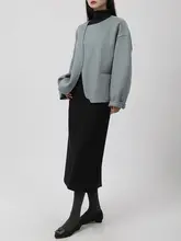 MAS&JM ウールダブルフェイスショートコート【手作り・重ねデザイン・秋冬用】