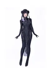 開叉レースビニール旗袍【コスプレ・撮影用】