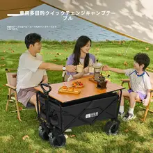 TAN XIAN ZHE アウトドア用折りたたみキャンピングカート【子供用・リクライニング機能・ピクニック対応】