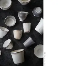 清物堂 小茶杯【銀口・直口・景徳鎮製】