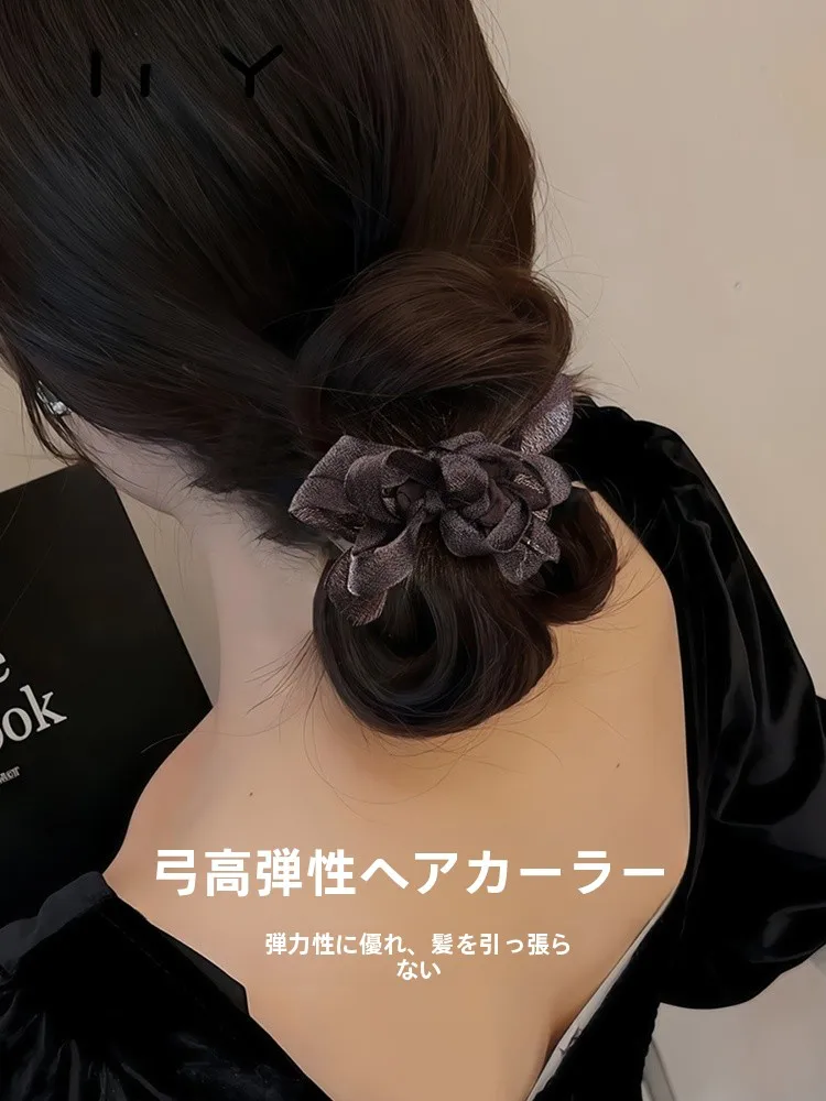 リボンデザインのヘアゴム：高級感と機能性を兼ね備えた日韓風ヘアアクセサリー