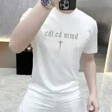 夏用半袖Tシャツ【コットン・カジュアル・ロゴプリント】